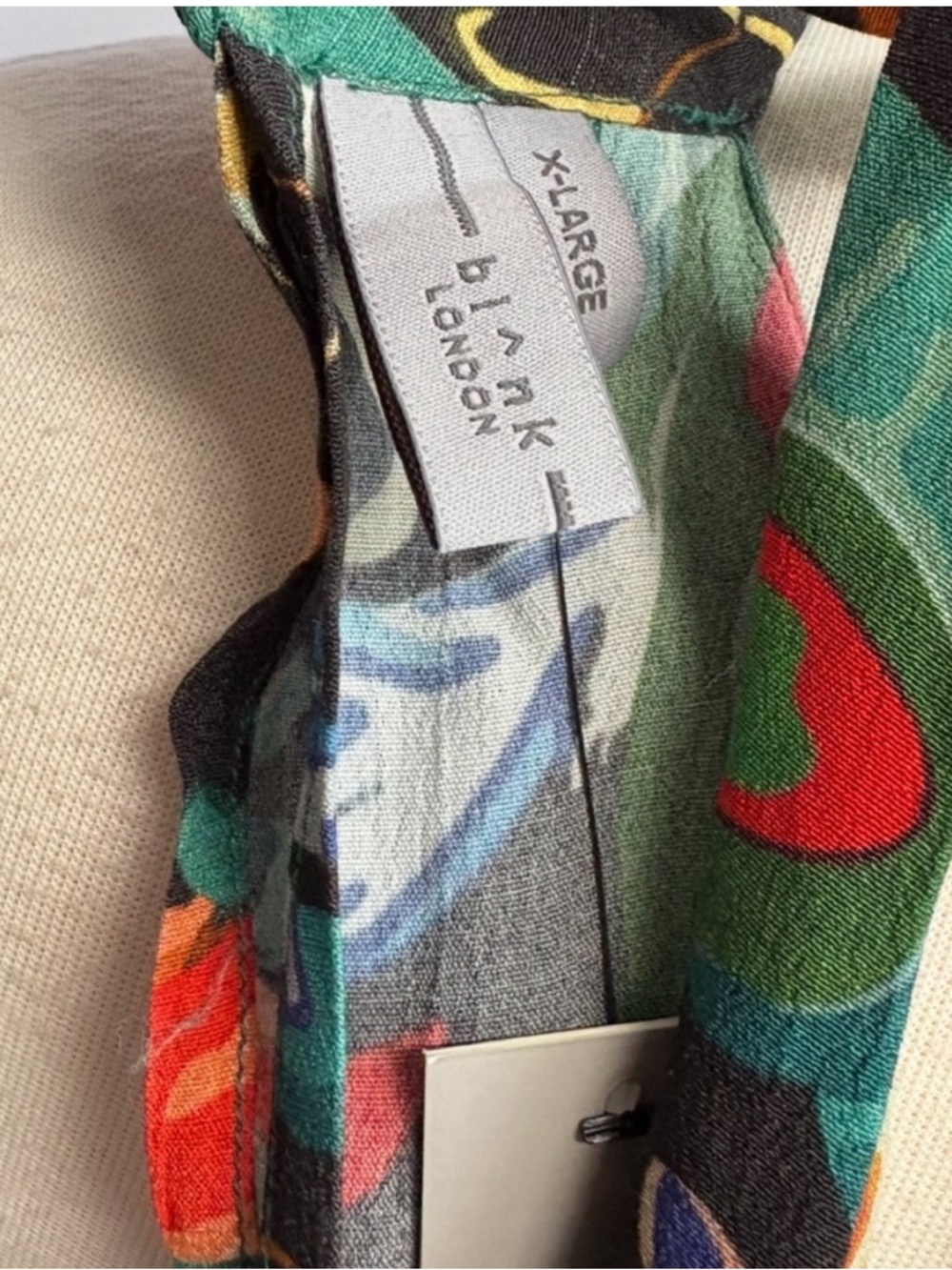 NWT Anthropologie BI-nk Elainne Halter Silky Floral Maxi Dress, XL - Picture 13 of 14